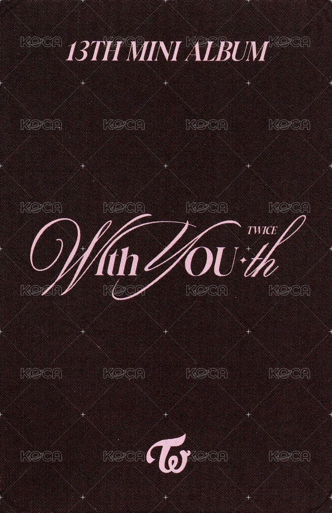 mini 13 sw 預售 特典卡 單封ver. 背面