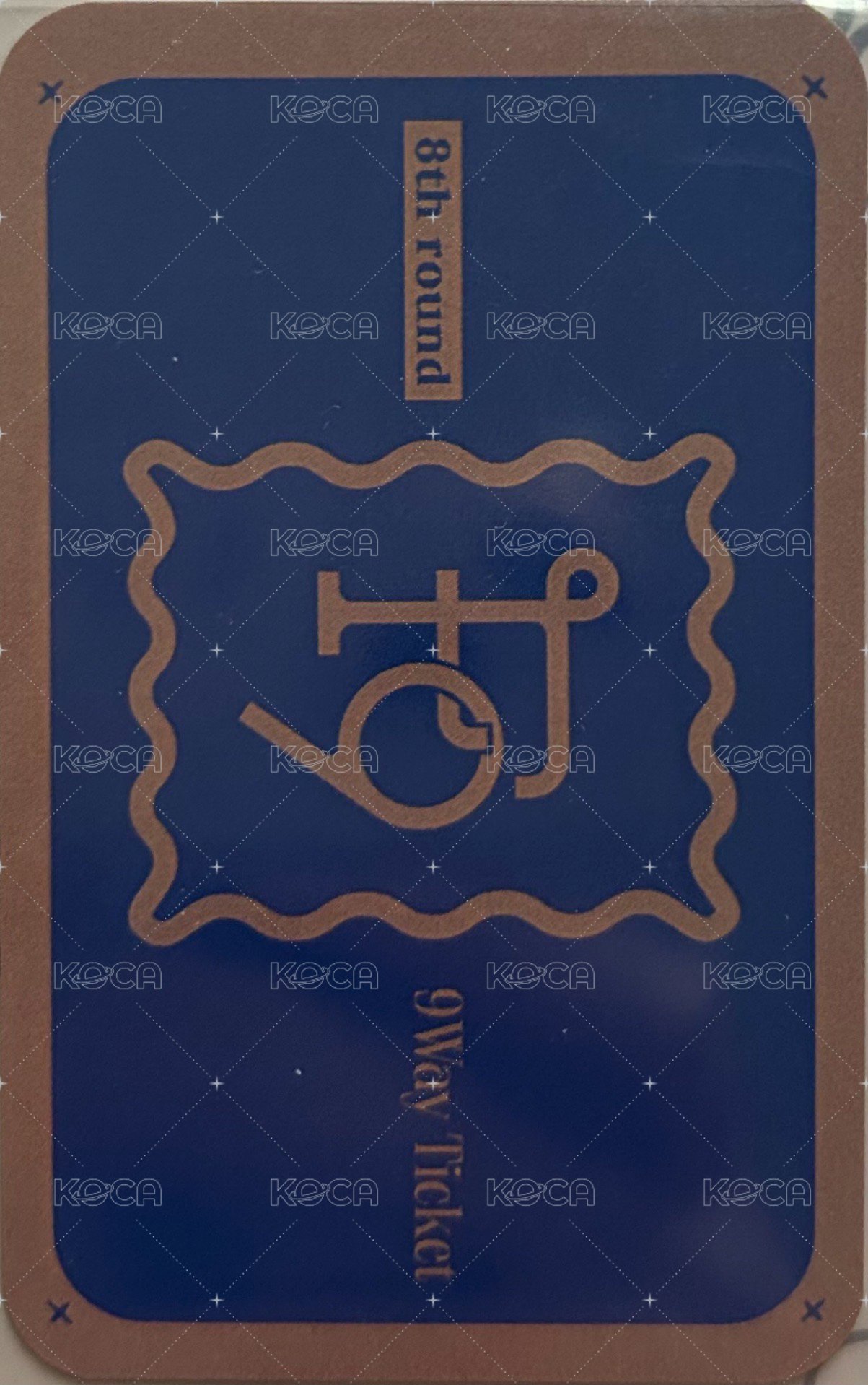 WE GO ju 特典卡  背面