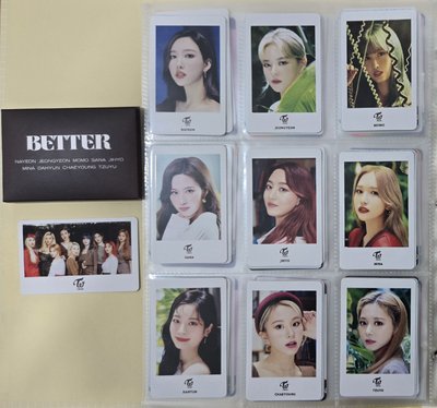 日專Doughnut、BETTER、TWICE IN WONDERLAND小卡