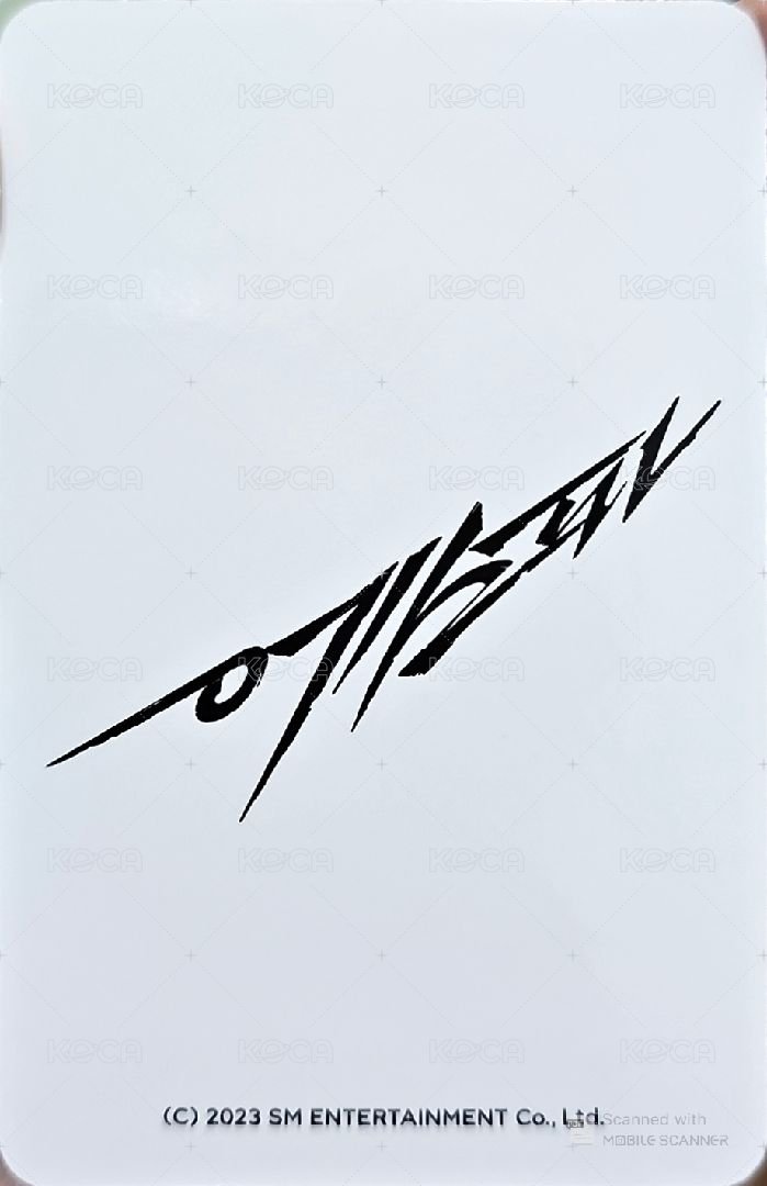 Drama 隨機卡 aespa 迷四 B版 背面