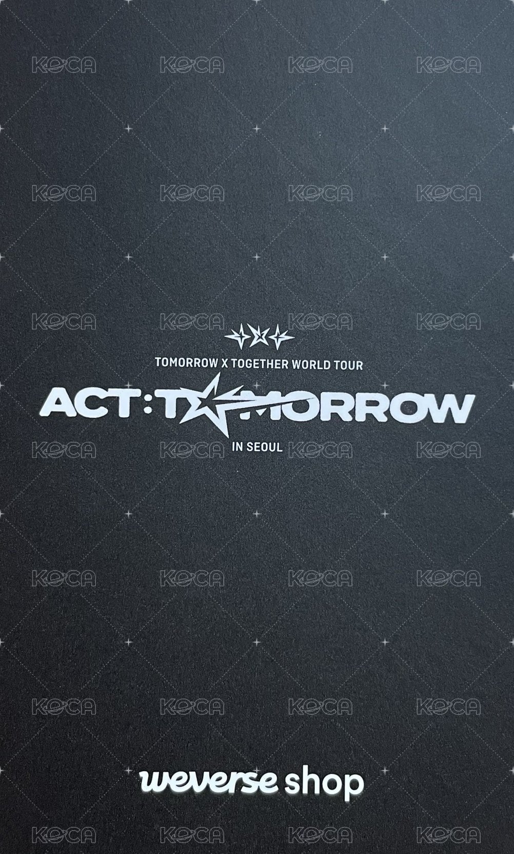 25’巡迴 入場卡 / 場限卡  背面