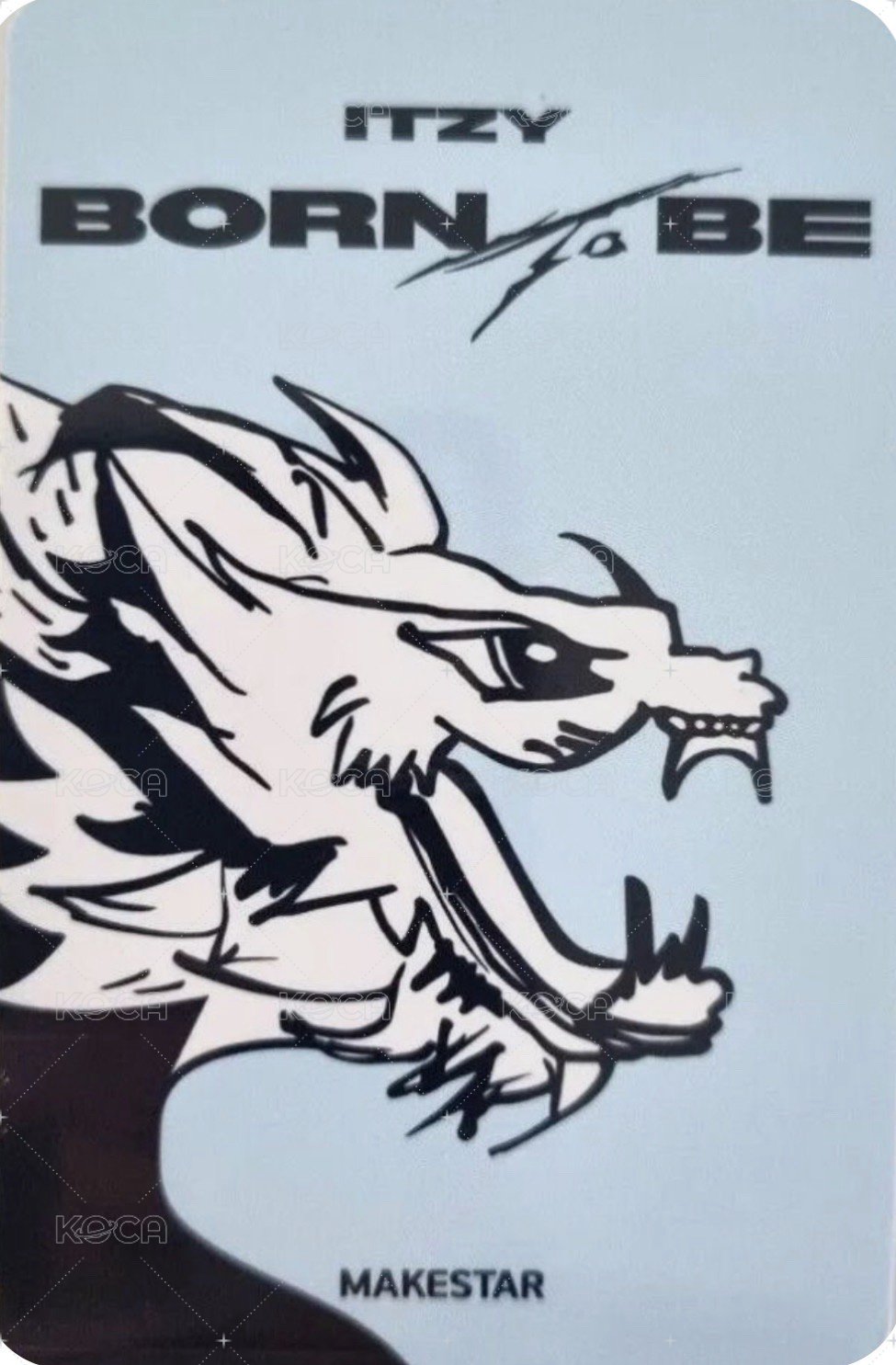 BORN TO BE ms 1.0 簽售卡  背面