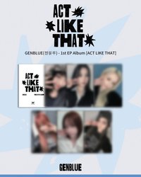 1st EP Album - ACT LIKE THAT  微樂客 特典卡