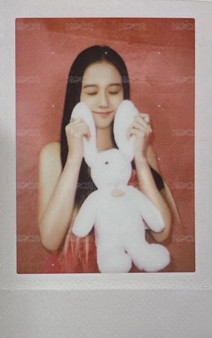 BORN PINK 專輯卡 Pink ver.Pola A ver. 正面