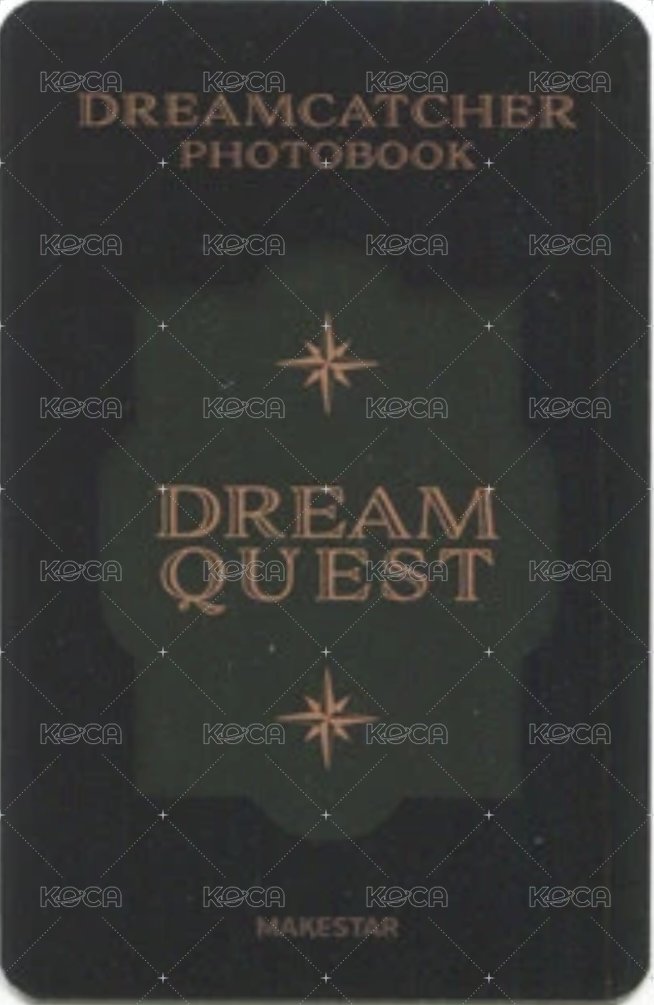 DREAMQUEST ms 特典卡  背面