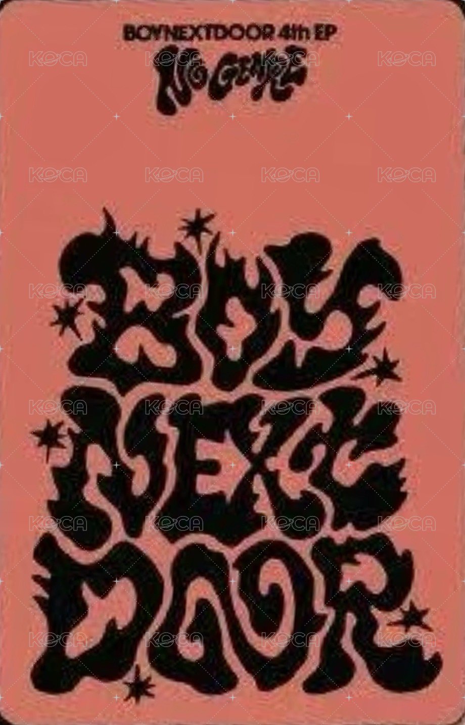 No Genre walmart 特典卡 4 背面