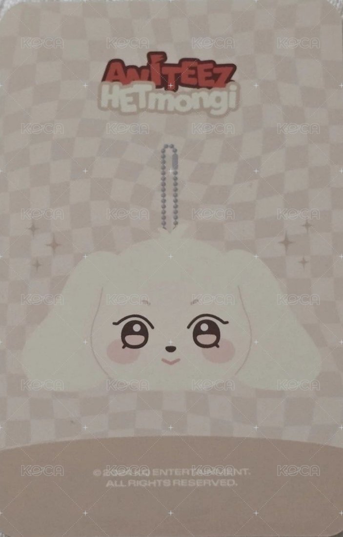ANITEEZ IN ICE CITY 周邊卡 MINI POUCH 背面