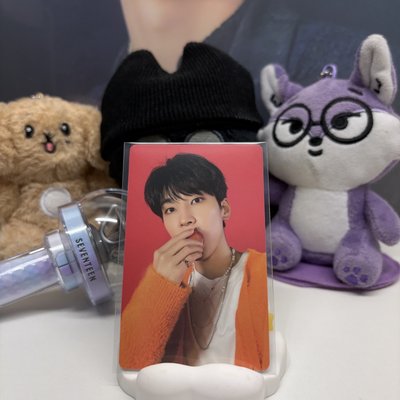 🐈‍⬛圓佑WONWOO｜THE NAME 雜誌卡 THE NAME｜白ver.｜吃桃圓