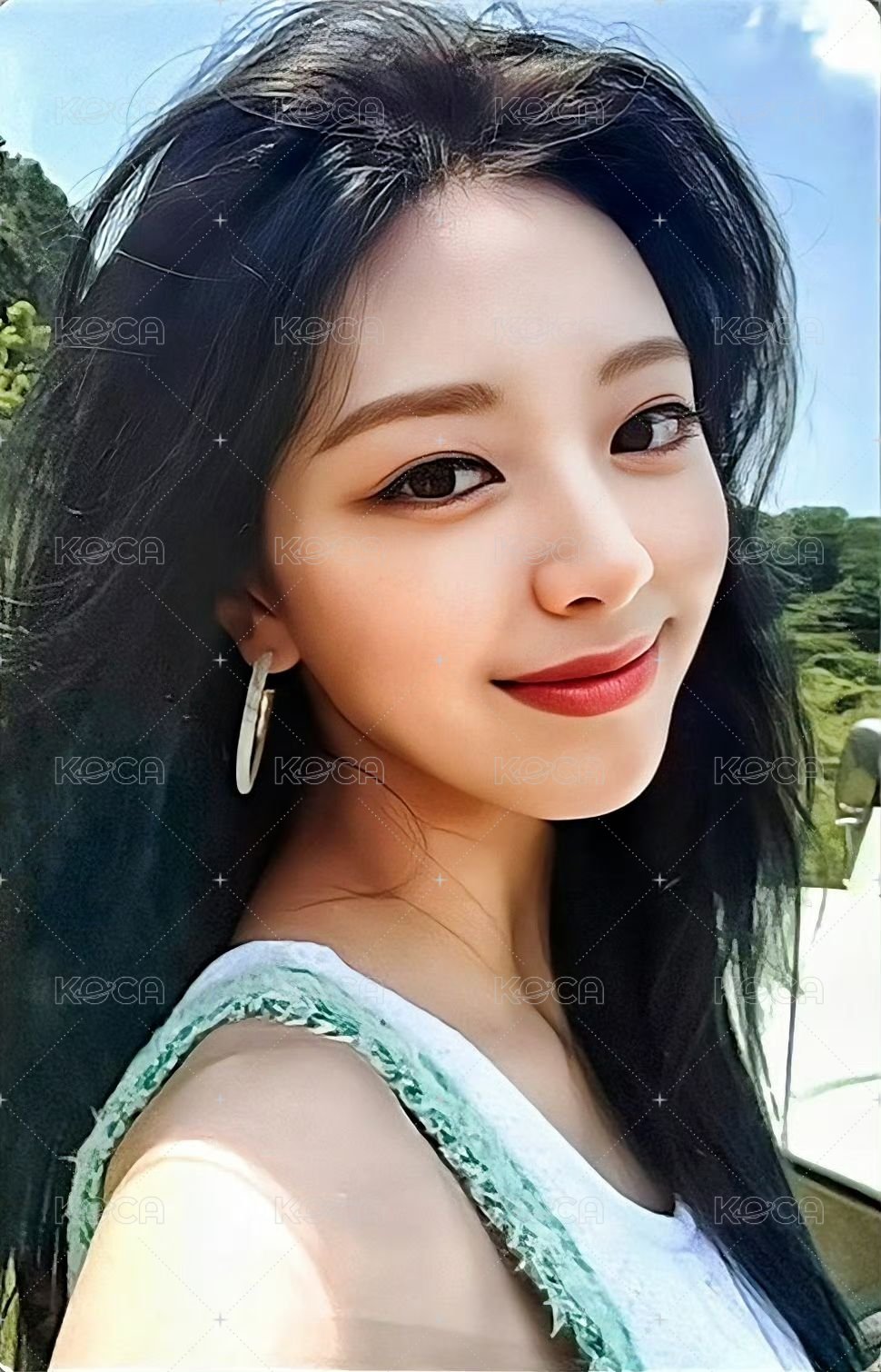 2022年曆 jyp 滿額卡 濟州滿額 草地娜 正面