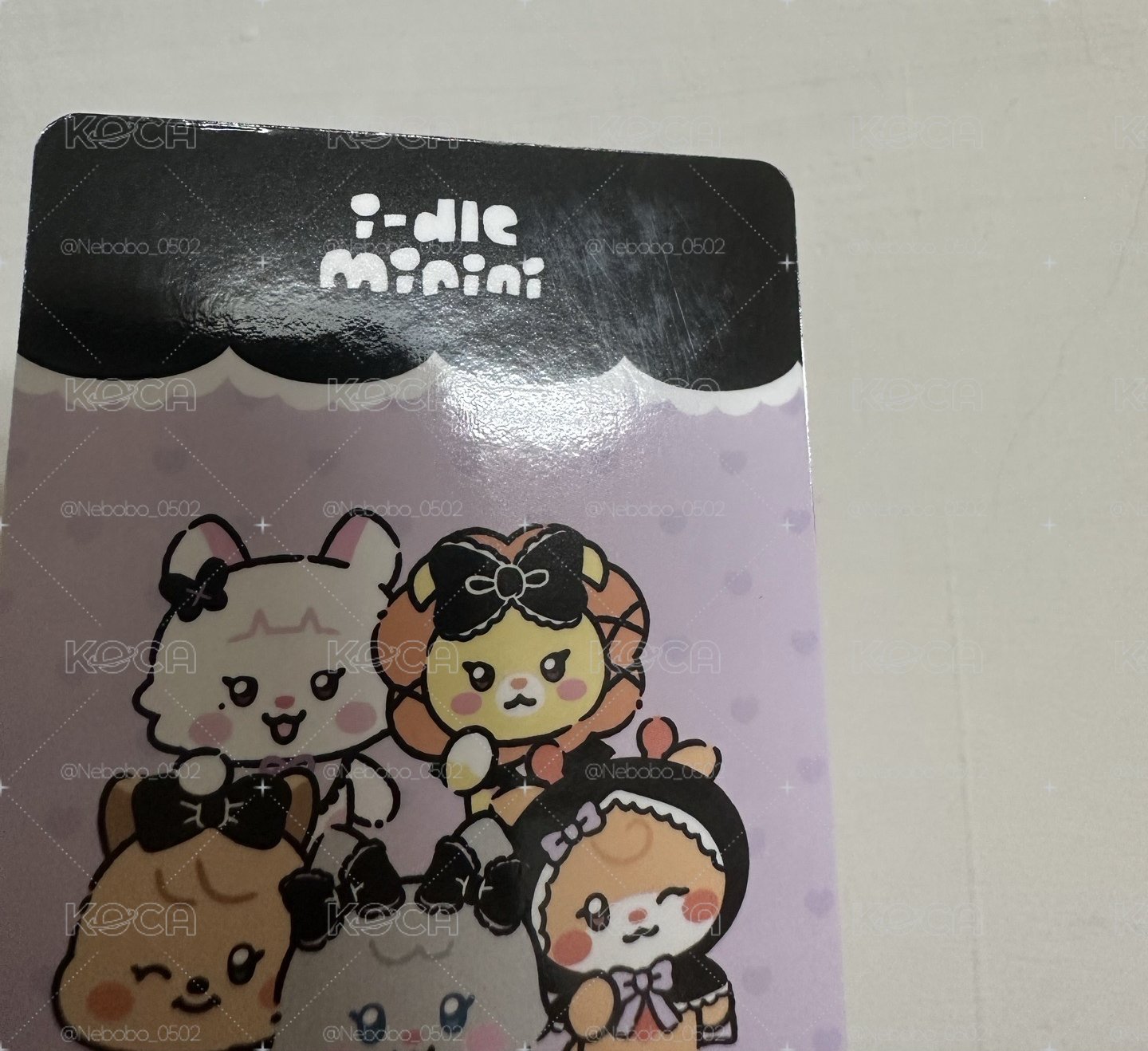 卡背損 i-dle 舒華 迷八快閃滿額卡 官拍刷