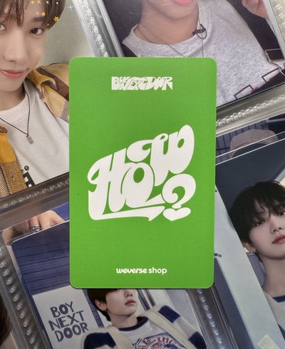 ✴️ HOW? wvs 直播手偶卡 朴成淏 CATBBI