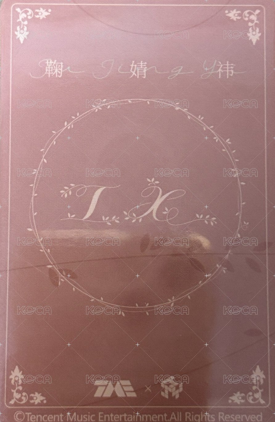 九周年紀念專輯《IX》 星光卡  背面