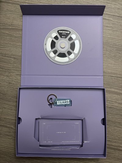 Jisoo Amortage紫版空專 含鑰匙圈