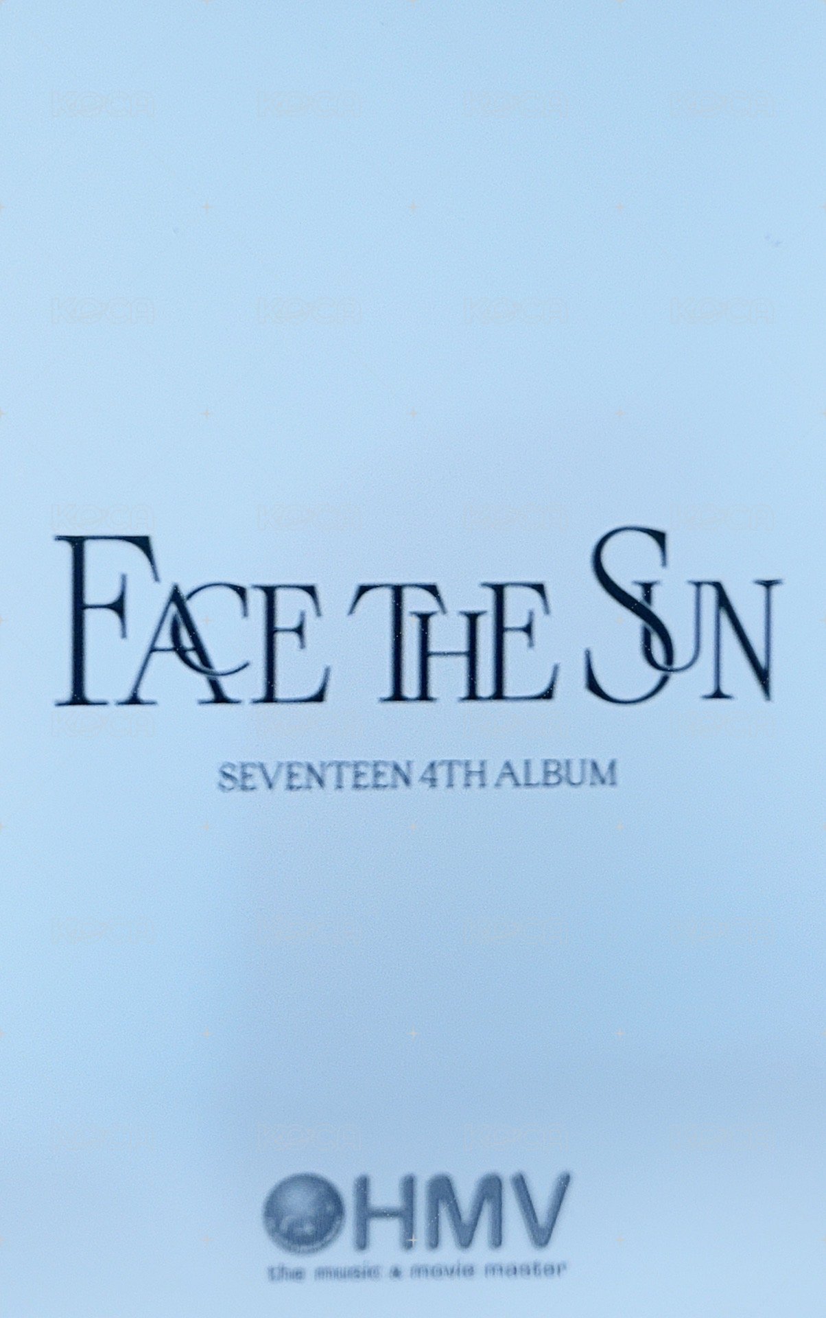 正四 hmv 特典卡  背面