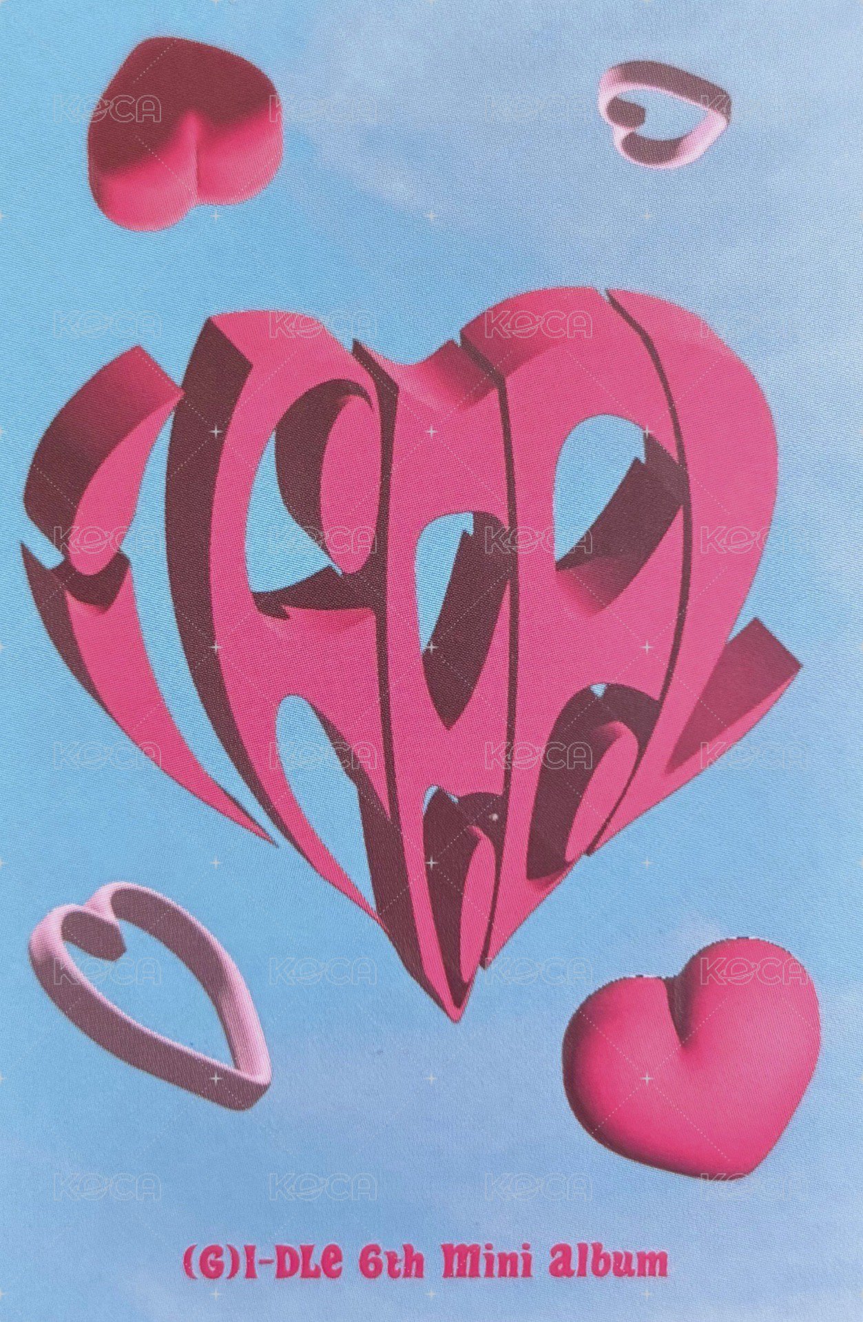 I feel 專輯卡 特別版專卡 背面