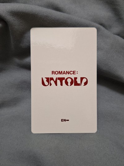 SUNOO 金善禹 專卡 INCEPTIO ver.