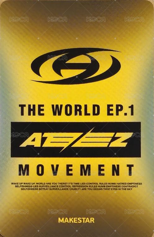 Movement ms 1.0 線上 簽售卡  背面