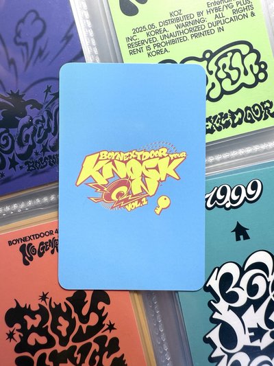 ✴️ knock On 仁川場 入場卡 zone 卡 朴成淏