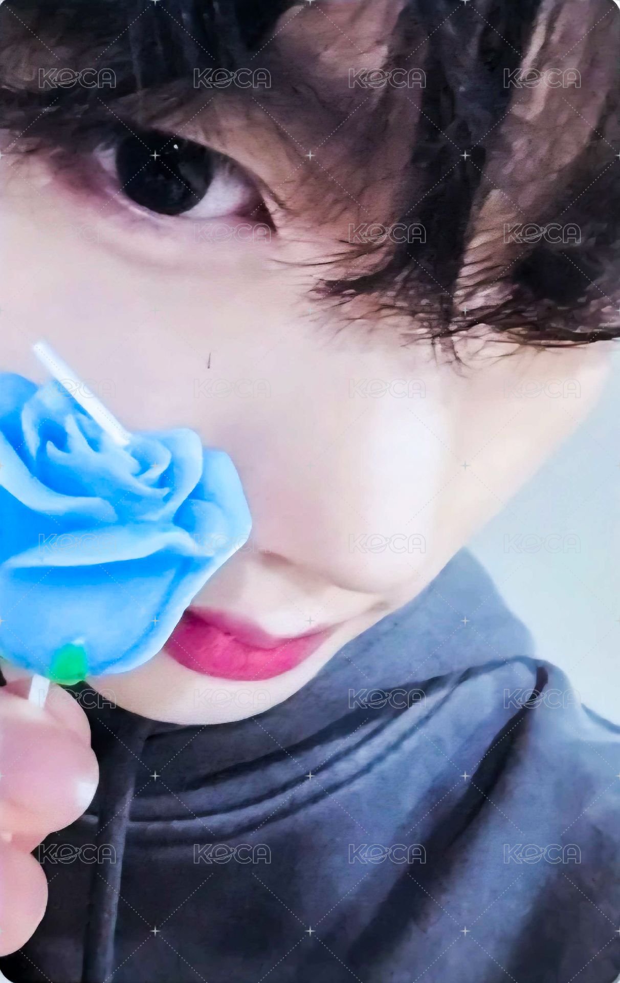 兩周年快閃 周邊卡 玻璃杯卡 正面