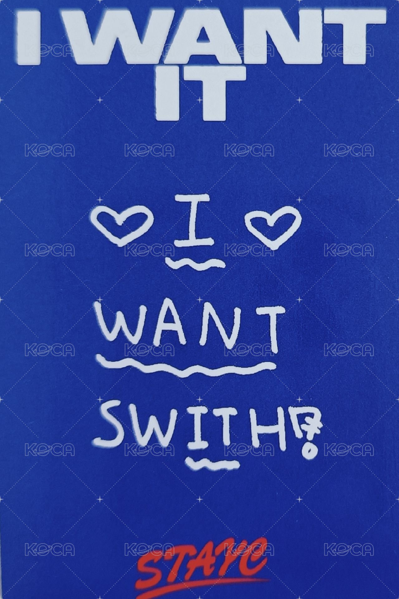 I WANT IT 專輯卡 Sun ver. 背面