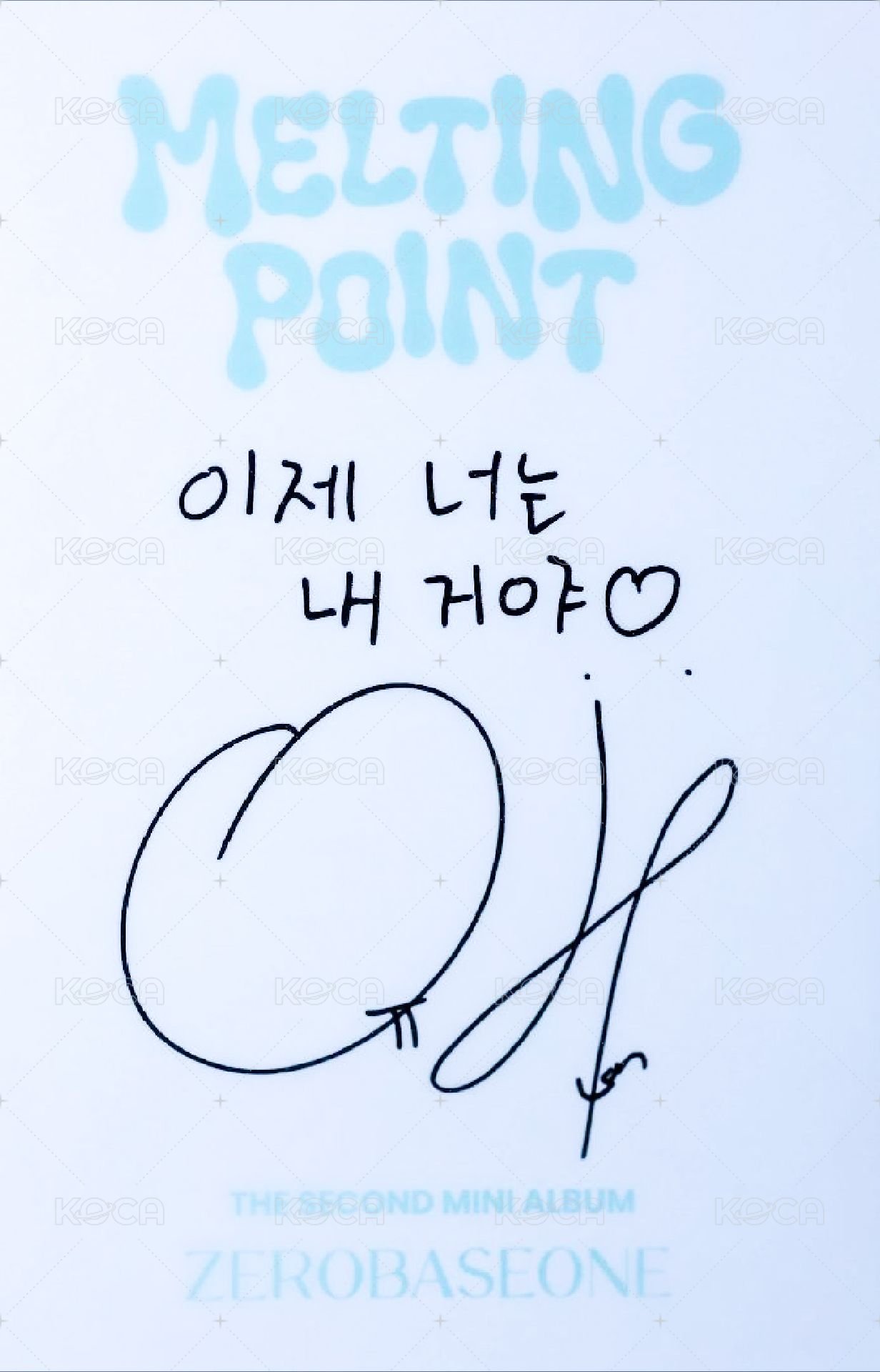 迷二 專輯卡 MYSTERY ver. 背面