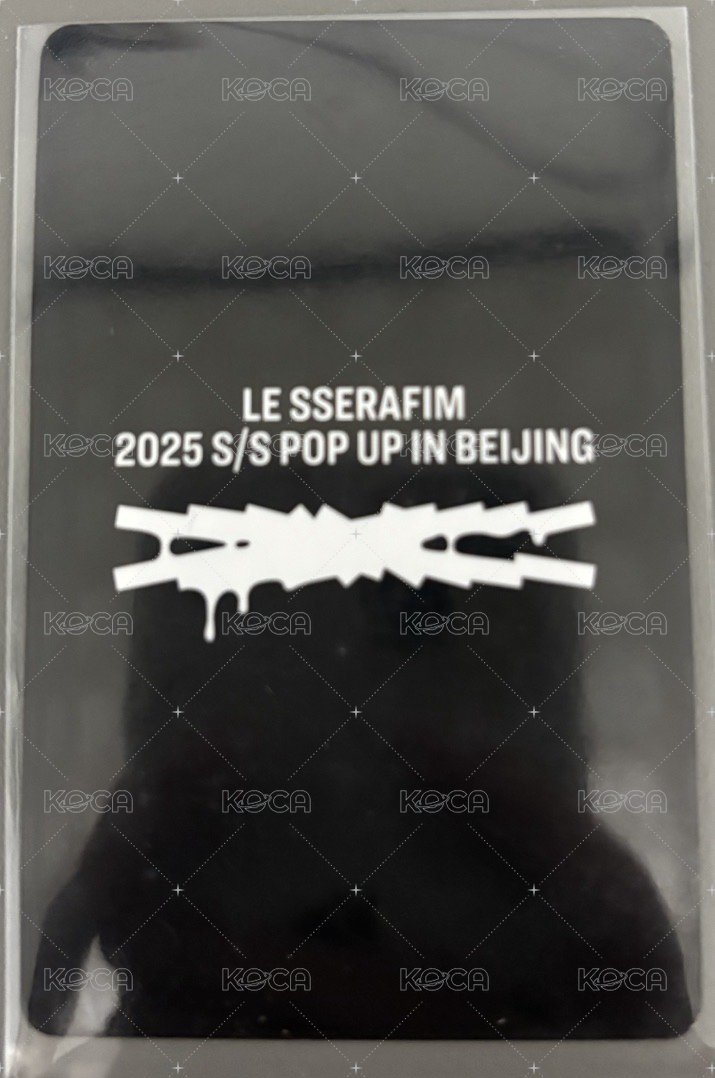 HOT yzy 北京快閃 滿額卡  背面