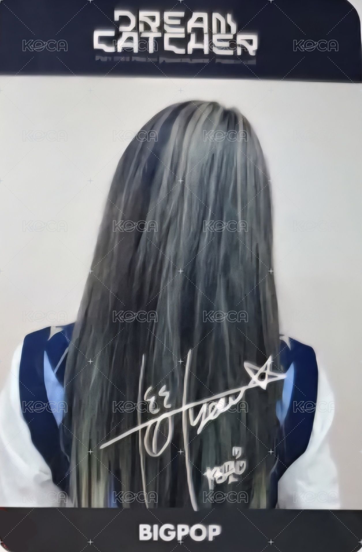 迷你七輯 bg 簽售卡  背面