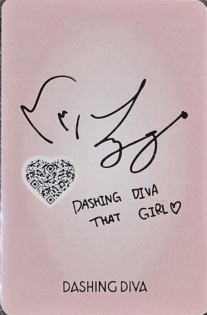 Dashing diva穿戴甲美甲 代言卡  背面