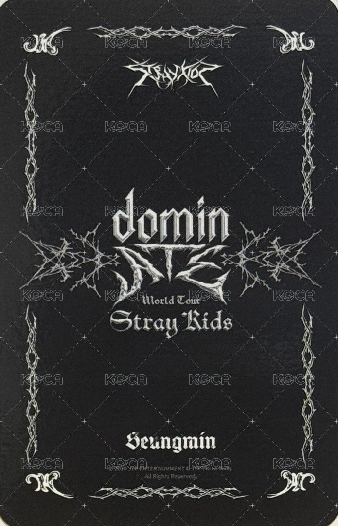 3rd 世巡 線下 滿額卡  背面