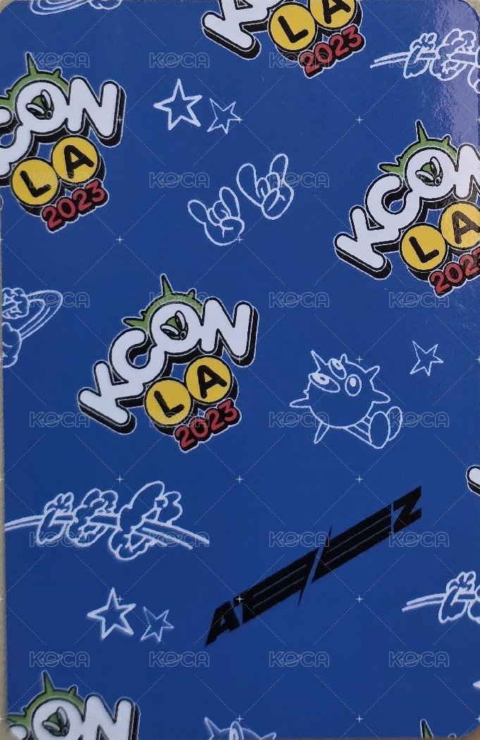 KCON LA 2023 入場卡 / 場限卡  背面