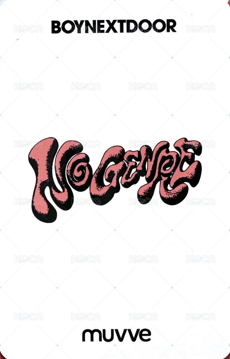 No Genre mu 2.0 幸運卡 眼鏡 背面