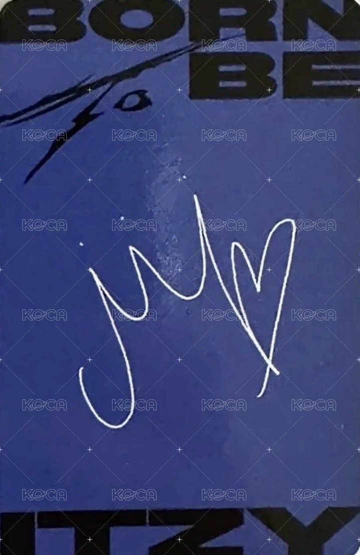 BORN TO BE 專輯卡 普版 背面