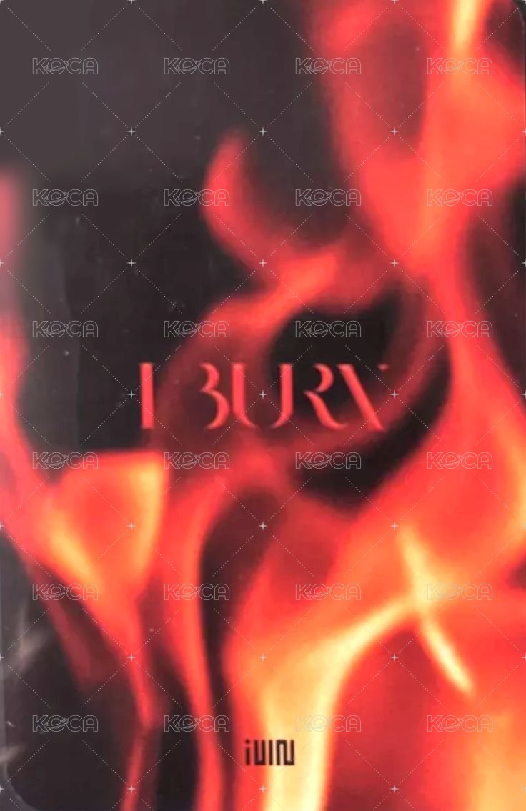 I BURN am 1.0 簽售卡  背面