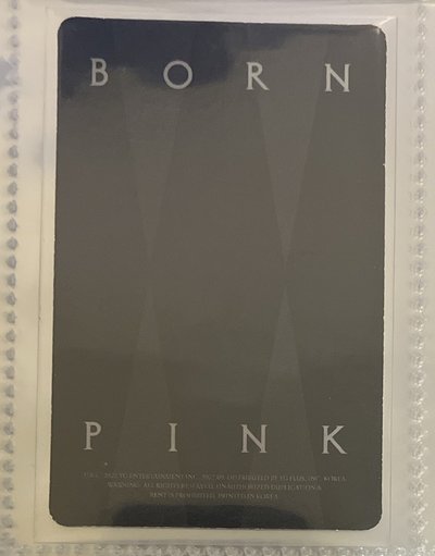 BORN PINK 專輯卡 Digipack B ver.
