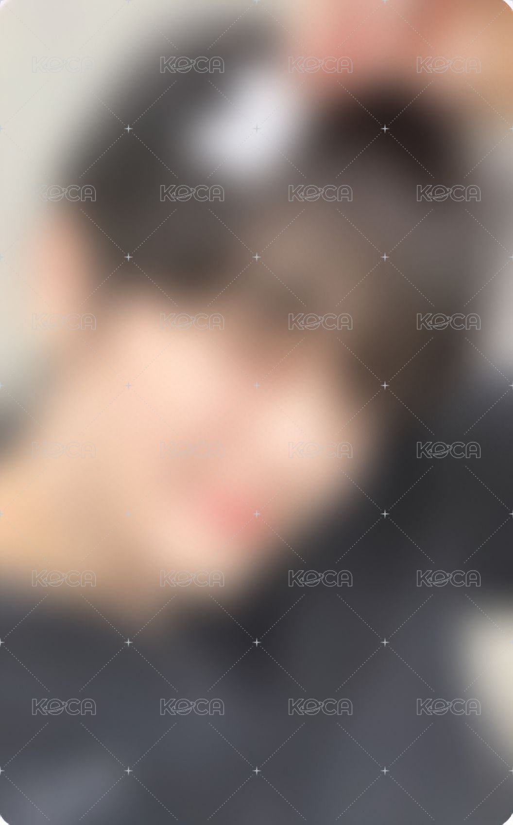 正規一 mu 簽售卡 髮夾 ver. 正面