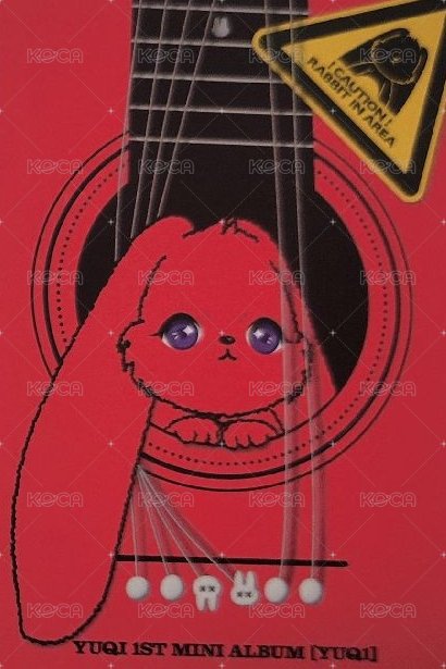 YUQ1 專輯卡 rabbit ver.專卡 背面