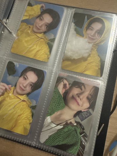 seventeen woozi 綠衣勳 +雨衣克拉盤隨機卡（綁圖二）