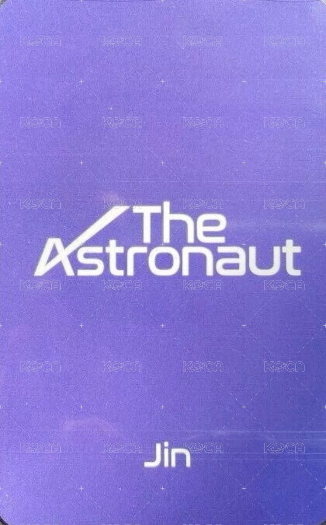 Astronaut sw 幸運卡  背面
