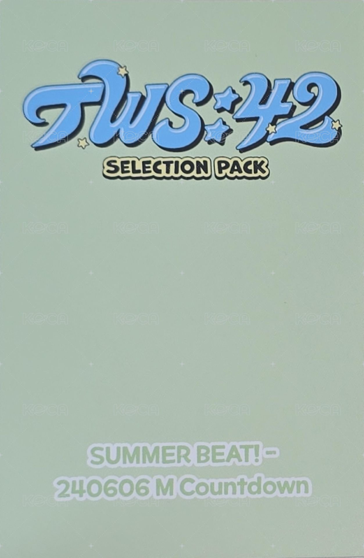 TWS:42 Selection Pack 周邊卡  背面