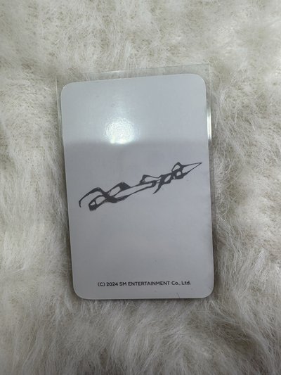 aespa周邊卡 鯊魚夾柚