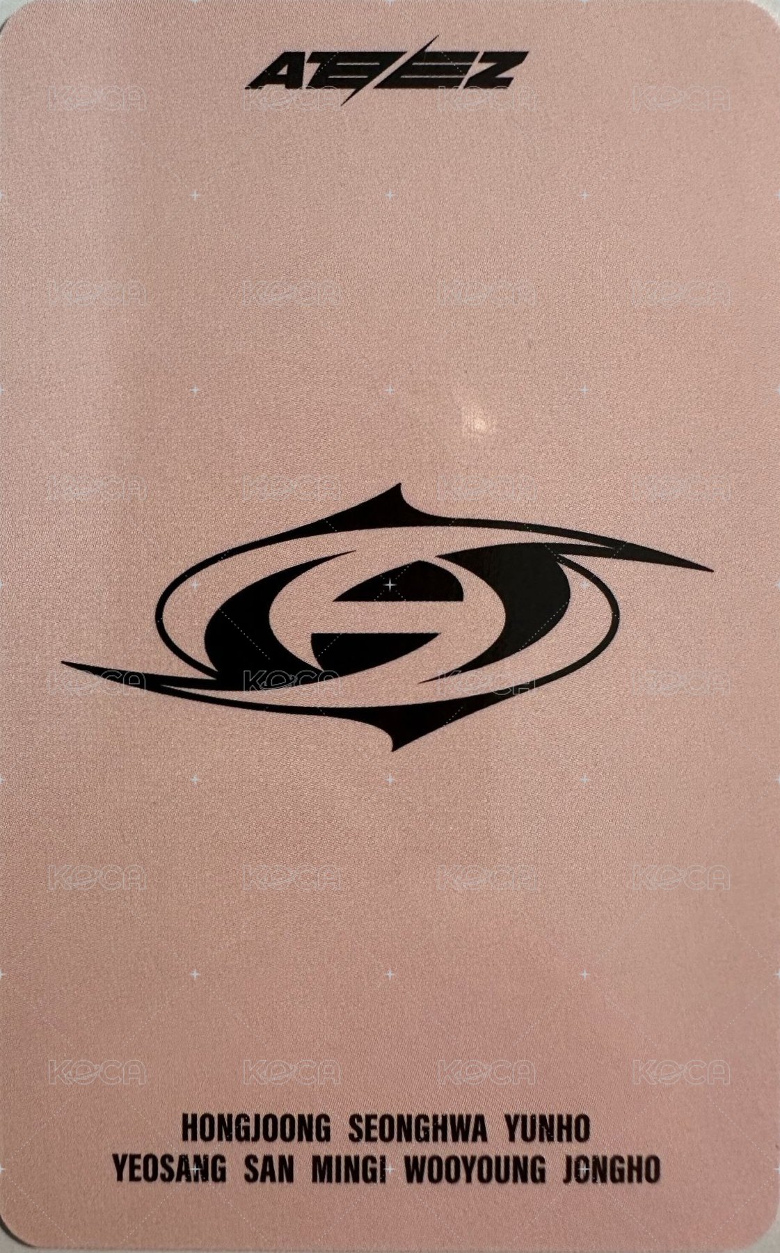 Will 打歌卡  背面