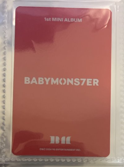 BABYMONS7ER 專輯卡 TAG版專卡 Ahyeon