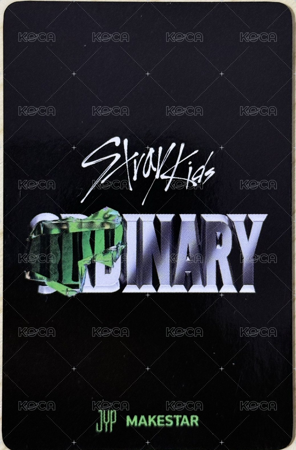 ODDINARY ms 特典卡  背面