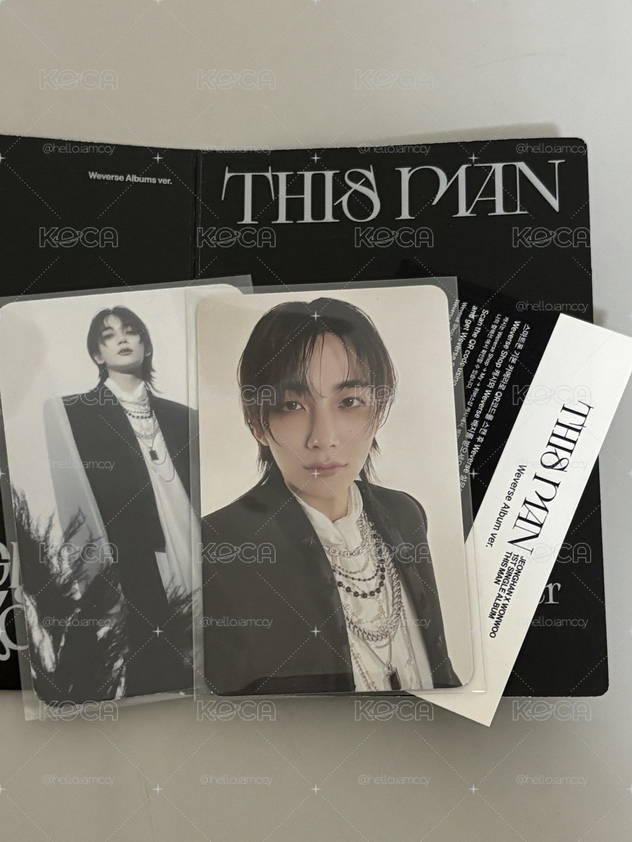 THIS MAN 專輯卡 JxW｜THIS MAN｜WVS電子專 ver
