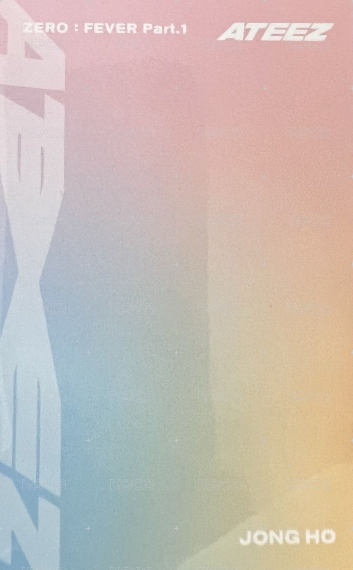 Fever pt.1 mmt 2.0 簽售卡  背面