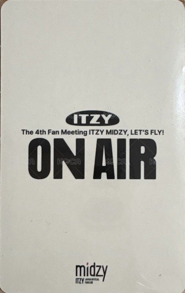 2025 FM 入場卡 / 場限卡 日本會員 問答卡 背面