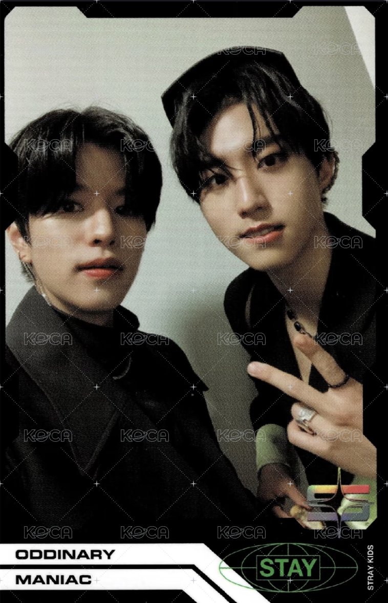 ODDINARY 專輯卡 黑版雙人卡 正面