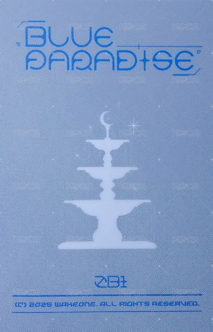 迷五快閃 隨機卡 BLUE ver. 背面