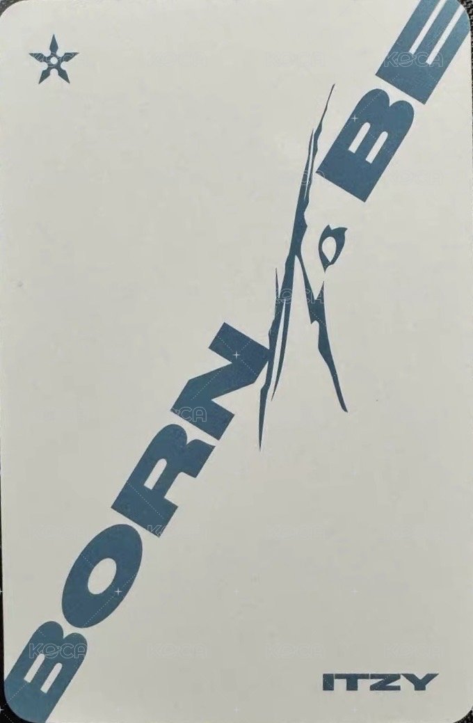 BORN TO BE 專輯卡 特別版 MR.VAMPIRE ver. 背面