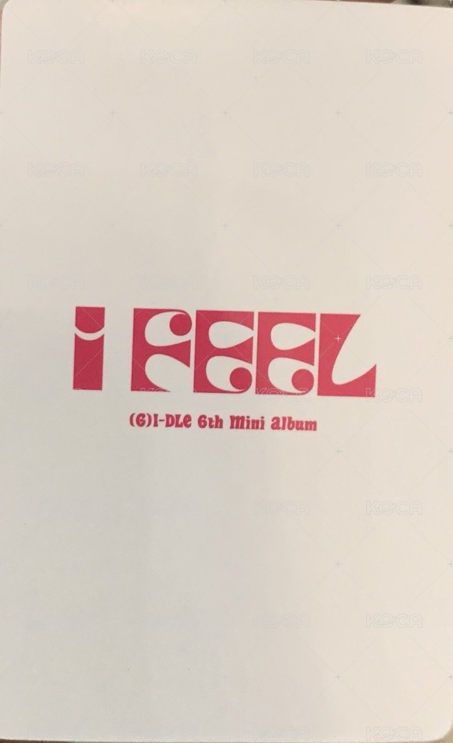 I feel yzy 4.0 簽售卡  背面